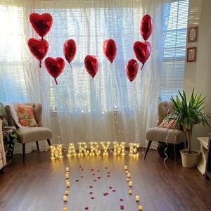 SOLD : Marry Me Letter Sign